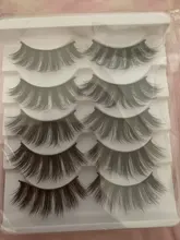 Pestañas postizas 3D de imitación de visón, pestañas naturales de volumen espectacular, maquillaje, extensión de pestañas de seda, 5/8 pares