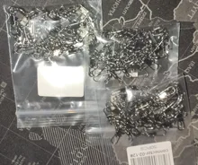 Conector de pesca de acero inoxidable, rodamiento de Pin giratorio, broches de presión, accesorios de aparejos de pesca, 50 unids/lote