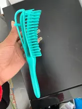 Cepillo de pelo para masaje, peine de pelo húmedo desenredante de 2a a 4c, rizado, Coily, mojado, seco, aceite, cabello grueso