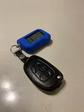 Nuevas llaves de la cubierta A93/A63 LCD de silicona color azul para Starline A93 A63 A96 A66 LCD llavero coche remoto 2 maneras alarma