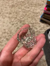 Taza de cristal para uñas, recipiente transparente para polvo acrílico líquido, herramienta de diseño de Nail Art GL1606, 1 ud.