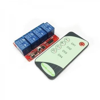 Wireless control kit on IR channel (4 relays to 2 kW) bm8052 electronics kits wireless control repair of automatic control systems
Wireless control kit on IR channel (4 relays to 2 kW) bm8052 electronics kits wireless control repair of automatic control systems
