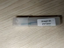 LAVIE-broca recta de carburo de tungsteno, broca de enrutador de doble flauta individual, vástago de 6mm, Fresa de madera para herramienta de carpintería, MC06020, 1 unidad