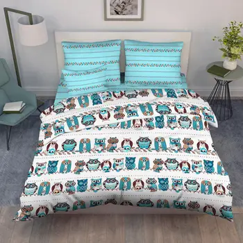 Bed linen Calico Vasilisa-"sovushki"
Bed linen Calico Vasilisa-"sovushki"