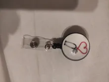 Insignia retráctil de alta calidad Unisex, nuevo diseño, Clip de carrete, diseño de mármol cielo estrellado, Tarjeta De Nombre IC, BadgeHolder, 2020