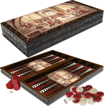 Board Game Artwork Athens School Athenian Wooden Backgammon Checkers Chessboard Set Raffaello Sanzio Entertainment Gift Travel
Board Game Artwork Athens School Athenian Wooden Backgammon Checkers Chessboard Set Raffaello Sanzio Entertainment Gift Travel
