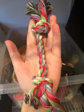 Rope Pet-Toys Training-Game Tooth Chew Double-Knot Cotton Bite And Molar Cleaning-Resistance