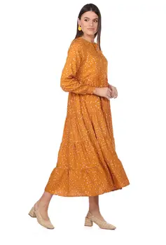 PERLE PİLELİ LONG DRESS 
PERLE PİLELİ LONG DRESS