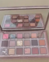 Paleta de sombra de ojos profesional, 18 colores, largo cosmético, resistente al agua, Color tierra, semillas de Granada, maquillaje