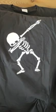 Camiseta de manga corta de alta calidad para hombres, camisa con estampado de calavera, 100% de algodón, informales, cuello redondo, de verano