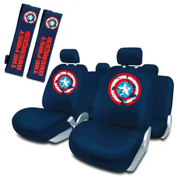 Captain America Universal seat cover set + 2 pads Universal belt Marvel Blue
Captain America Universal seat cover set + 2 pads Universal belt Marvel Blue