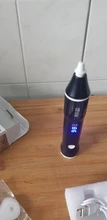 YAJIAO-Espumador de leche eléctrico portátil, máquina de espuma recargable con pantalla LCD, vaporizador de mano, Mezclador de 3 velocidades, varita de espuma de café