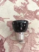Miniemisor de cerámica infrarrojo para reptiles y mascotas, Bombilla de calor negra, luz de calefacción de 25W, 50W, 75W y 100W
