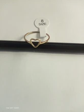 CACANA Acero inoxidable Luckyoverflow mejor amigo nueva moda Color oro en forma de corazón anillos de boda para mujer joyería regalo W41