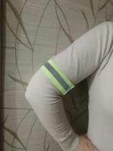 Bandas reflectantes elásticas para brazo, pierna y correas de tobillo, reflectantes de seguridad, cintas de correa para correr por la noche, caminar y ciclismo