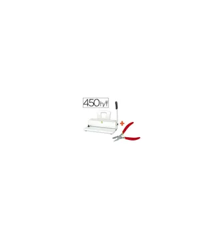 Spiral binding Q-CONNECT punch 10 sheets size A4 binding up to 450 sheets step 5:1 2017
Spiral binding Q-CONNECT punch 10 sheets size A4 binding up to 450 sheets step 5:1 2017