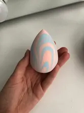 Esponja de maquillaje, esponja cosmética para polvos base, licuadora de belleza suave, herramienta en forma de gota de agua