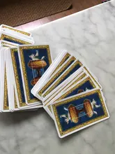 Cartas para juegos de mesa de Tarot de gatos blancos, guía en PDF, cubierta de Tarot inglés, juego de cartas de fiesta para niñas y mujeres