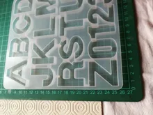 Ornament Keychain Silica-Gel Resin Mould Alphabet Number-Molds Casting-Tools Epoxy DIY