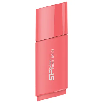 Flash drive 64GB Silicon power Ultima U06, USB 2.0, Coral (sp064gbuf2u06v1p) 
Flash drive 64GB Silicon power Ultima U06, USB 2.0, Coral (sp064gbuf2u06v1p)