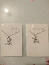 Lindo Jack Russell Terrier y Fox Terrier colgante de perro Collar para mujeres Acero inoxidable collar de cadena larga de niños estudiante de la joyería