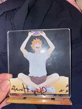 ¡Anime tee! Soporte acrílico para modelismo, placa de escritorio de juguete, figuras de doble cara impresas, decoración de cómic, colección de adornos