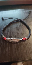 Tobilleras con hojas tejidas y ajustables para hombre y mujer, pulsera Simple hecha a mano, cuerda ajustable, amuleto de la suerte, joyería
