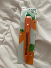 Mini cuchilla para arte de zanahoria, cortador para papel de oficina, papelería escolar, desempaquetar sobres, Express, 1 Uds.