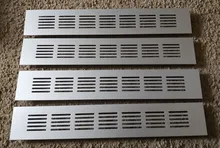 Perforated-Sheet Grille Ventilation-Cover Vents Wall-Ducting Aluminum-Alloy White Web-Plate