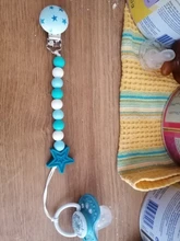 Bebé niño bebé chupete Clip de cadena de cuentas de dentición cadena de alimentación Clip para chupete Correa