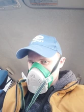 Máscara profesional de seguridad para el trabajo, respirador a prueba de polvo, de goma, para constructor, carpintero, protección diaria antiniebla