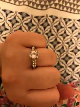 Encanto repleto de circonita anillo de compromiso de cristal de las señoras de moda anillo de nuevo 2020