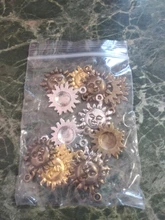 21x17mm 15PCs plata antigua chapado en oro bronce sol hecho a mano encantos colgante: Joyería de bricolaje hallazgos para collar de pulsera