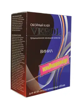 Клей обойный виниловый с индикатором VEROL усиленный производства Германия 250 г
Клей обойный виниловый с индикатором VEROL усиленный производства Германия 250 г