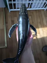 Figura de acción de vida marítima océano de gran tamaño, juguetes de modelo Animal para niños, colección de figuras de ballena, juguetes educativos