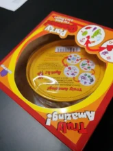 Caja de hierro con forma de garabatos para niños, juguete deportivo, divertido, familiar, Hip-hop, regalo, vacaciones, acampada, caja de regalo, 55 tarjetas, 123 Uds.