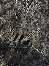 Blusa de oficina con encaje negro Estilo Vintage Retro para otoño, camisa elegante con estampado de Peplum para mujer, talla grande 5XL