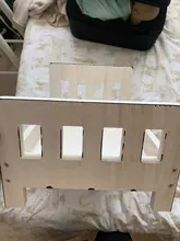 Accesorios de fotografía recién nacido cama de madera Poses infantiles Fondo desmontable apoyos K1MA