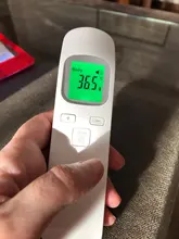 Termómetro Digital infrarrojo sin contacto para la frente, termómetro de pistola para cuerpo, dispositivo electrónico para la fiebre