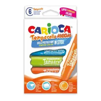 Pack of 6 tempering solid Stick NeonCARIOCA3.36
Pack of 6 tempering solid Stick NeonCARIOCA3.36