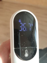 Termómetro infrarrojo Digital para la fiebre, medidor clínico preciso sin contacto, con pantalla LED, versión en inglés