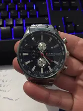 CURREN-Reloj de pulsera deportivo impermeable para hombre, cronógrafo de cuarzo con fecha, masculino, de lujo, nuevo