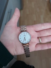 OLEVS-relojes de lujo para mujer, de cuarzo, informal, a la moda, resistente al agua, de acero inoxidable, oro rosa, femenino