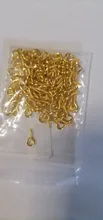 Mini alfileres con ojetes de Metal, 100 Uds., ganchos para los ojos, ojales, cierres de tornillo, accesorios de joyería para DIY
