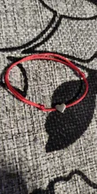2019 nueva suerte corazón pulsera de estrella para mujeres y niños de Color rojo cuerda cadena ajustable pulsera hecha a mano bisutería pulsera Simple