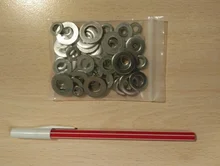 105 Uds arandela de acero inoxidable de Primavera/métrica surtido para lavador de M3 4 5 6 8 10