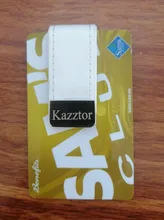 Clip de cuero con grabado personalizado para dinero para hombre y mujer, tarjetero de Metal delgado para billetes, Clips de efectivo, abrazadera para dinero, billetera delgada