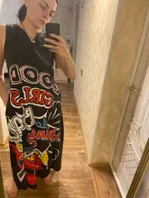 3D flores, las mujeres vestido de verano 2021 de cuello en V sin mangas vestido Casual Vestido largo de dama de gran tamaño 5XL mujer Maxi vestido