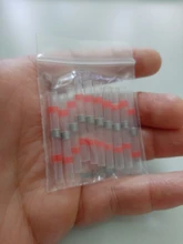 Conectores de cable termorretráctiles, funda impermeable SST21, Terminal de soldadura con sello de soldadura estañado, empalme eléctrico a tope de AWG22-18, 10/20/30 Uds.