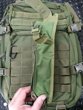 Mochila táctica con correa para el hombro, bolsa para artículos diversos, linterna de llave Molle, accesorios de caza y acampada al aire libre, paquete EDC, bolsa de herramientas